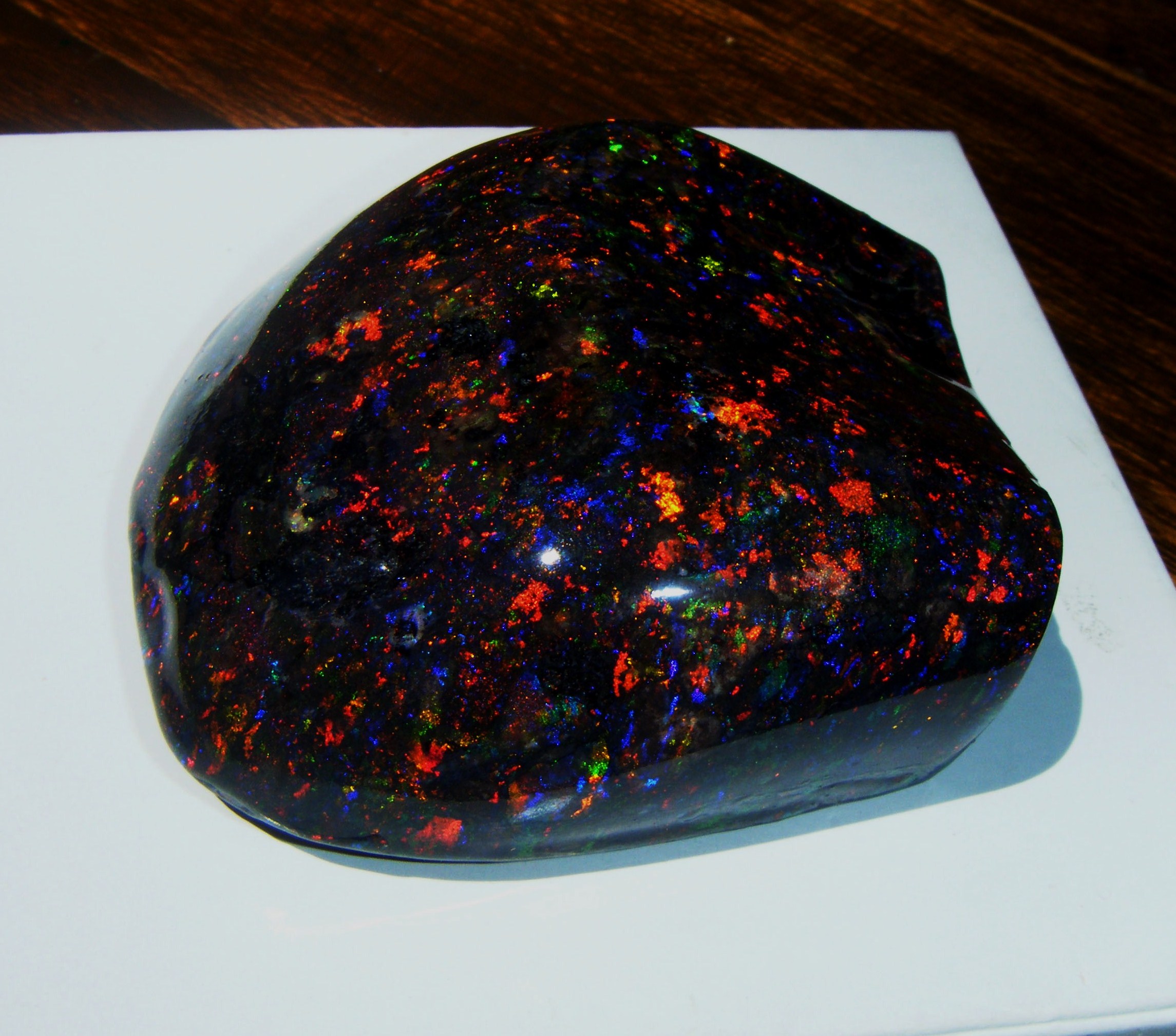  700 cts of treated Andamooka matrix opal