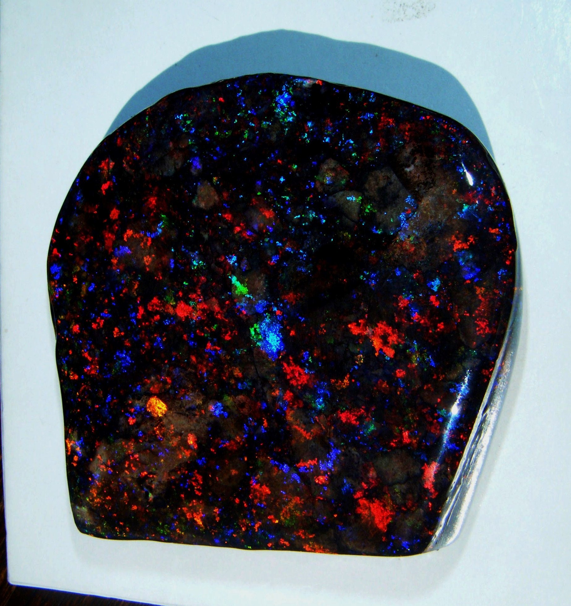 A beautiful Andamooka matrix opal
