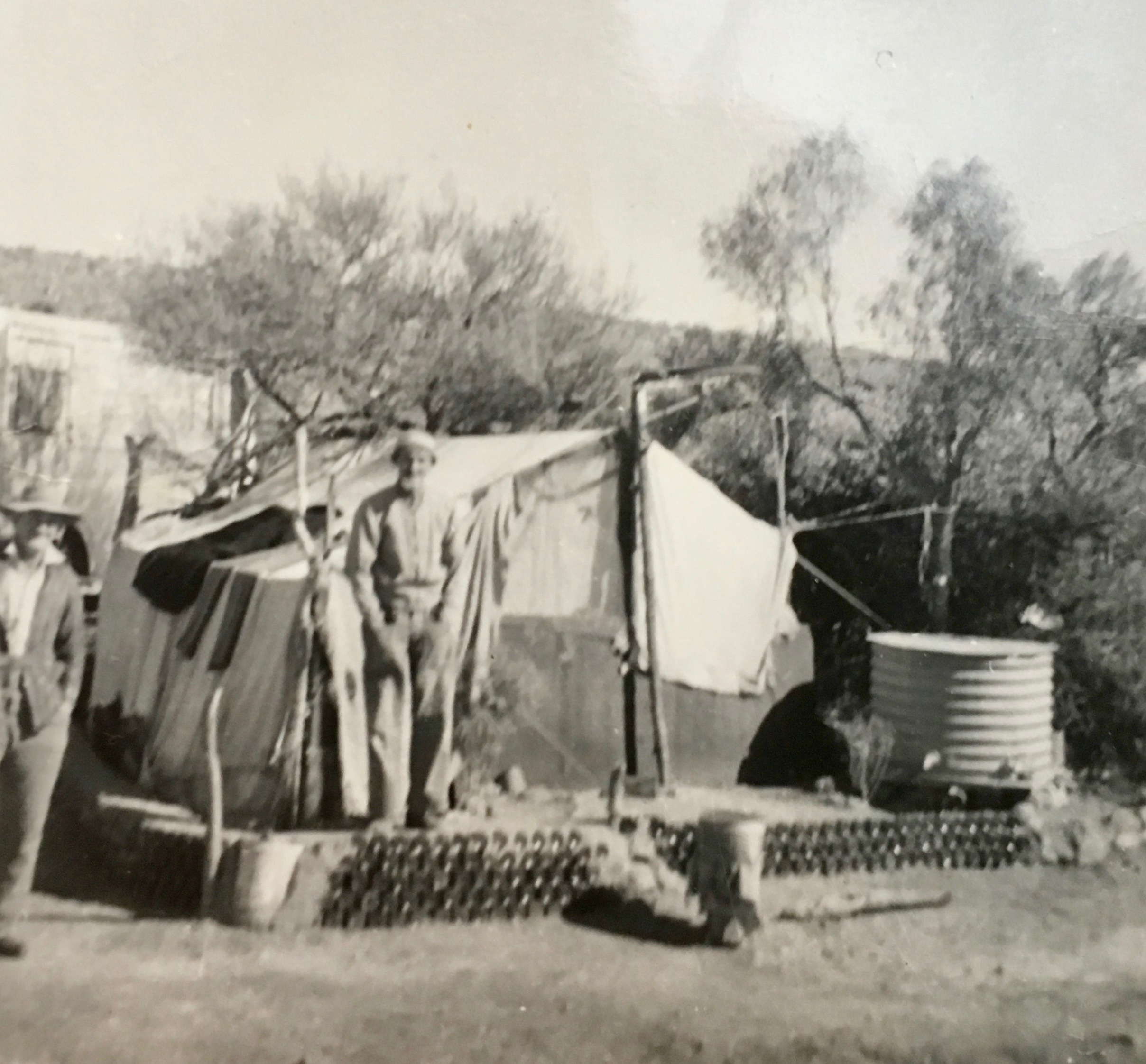 Ben's First Camp at Andamooka