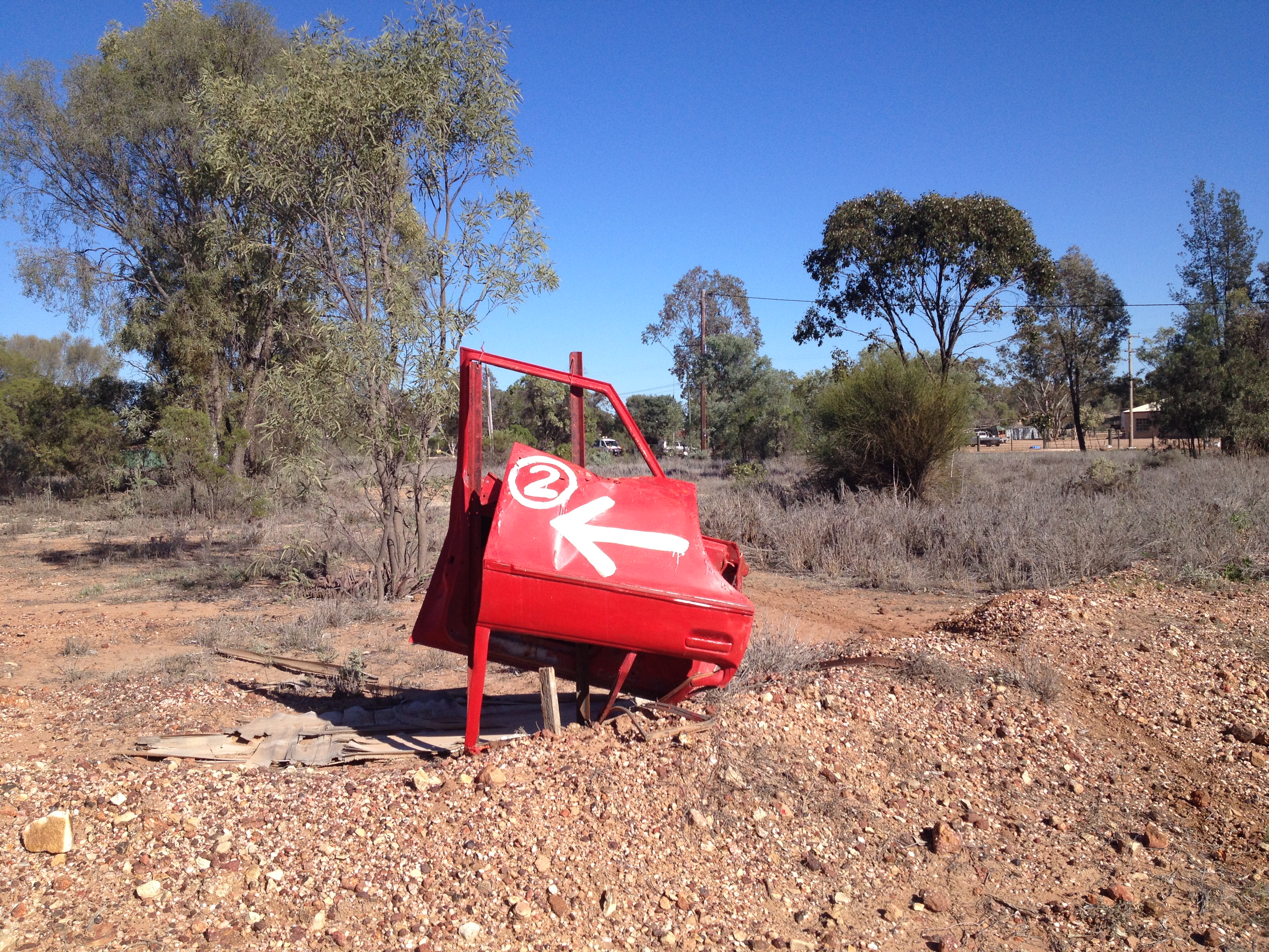 IMG_5333 Car Door Tour Sighns at the Lightning Ridge Opal Field