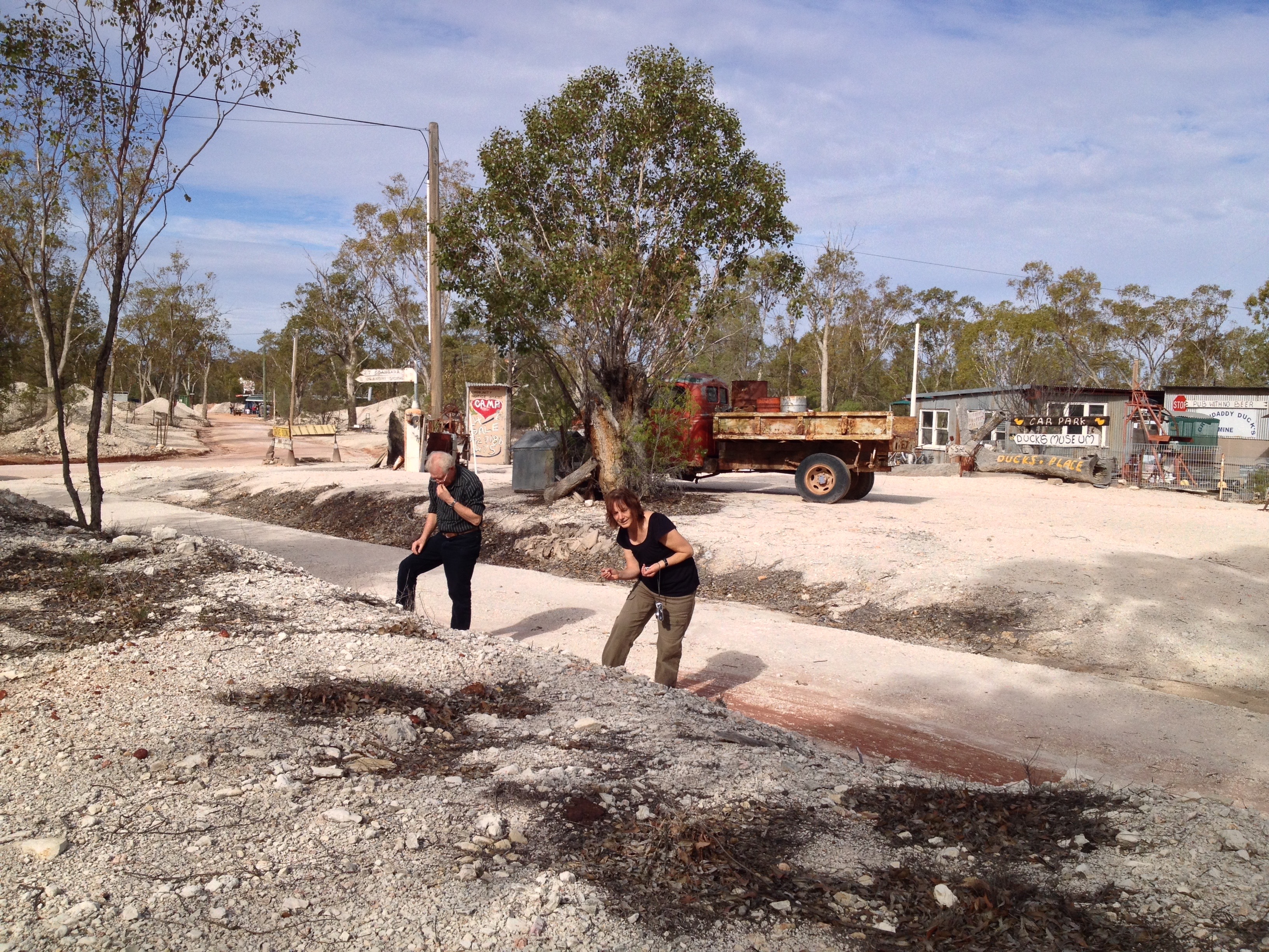 Fossicking on the roadside