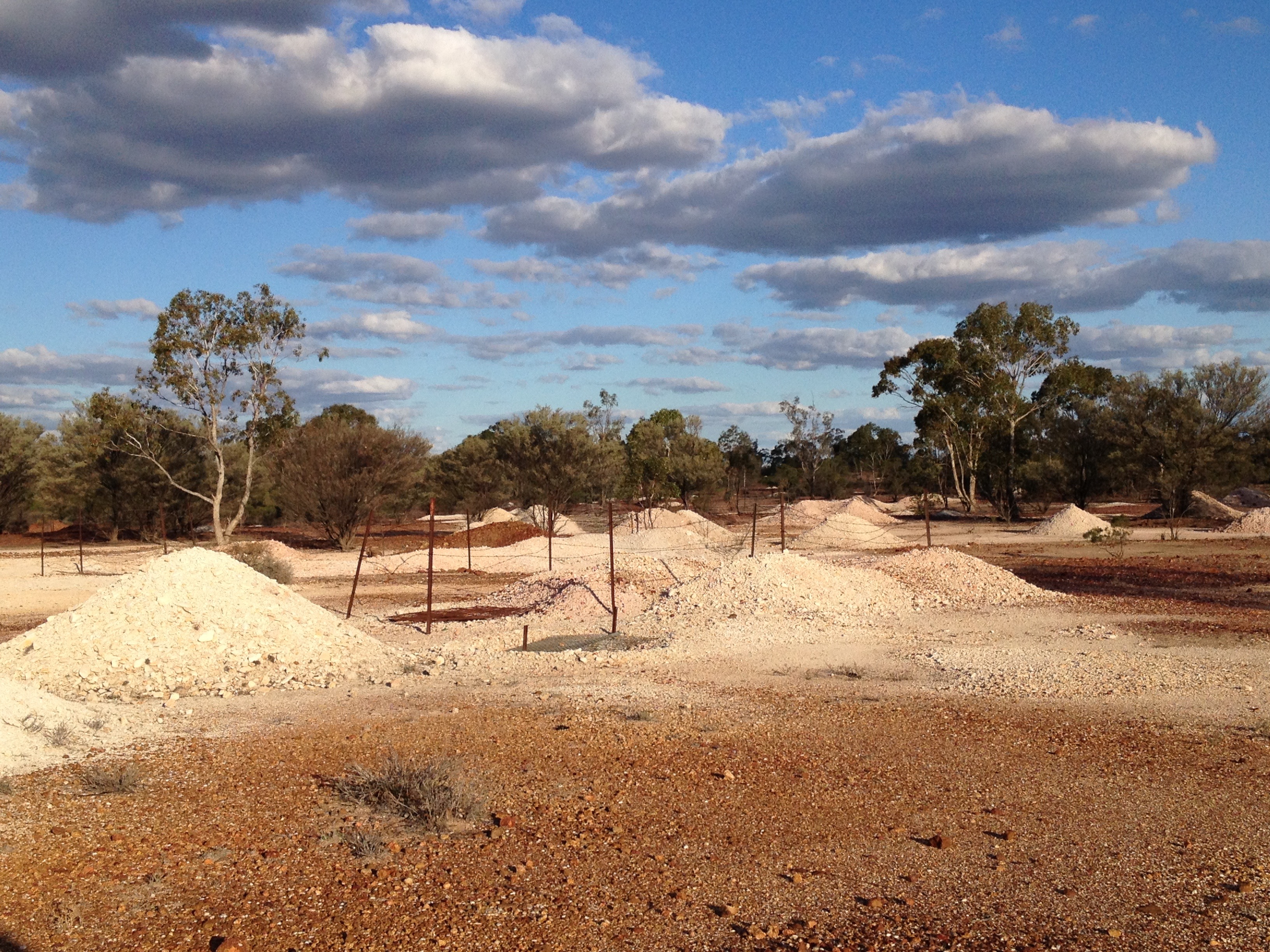 Coocoran Opal Field Mullock Heaps