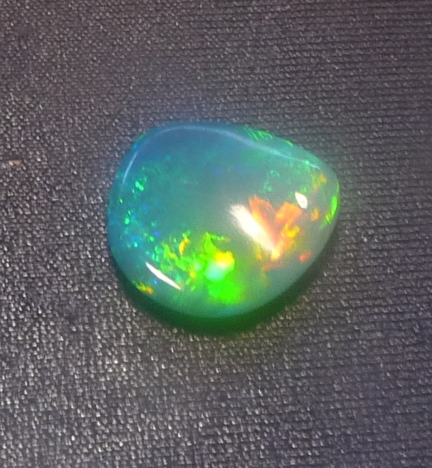 Australian Opal - Crystal with Green and Orange