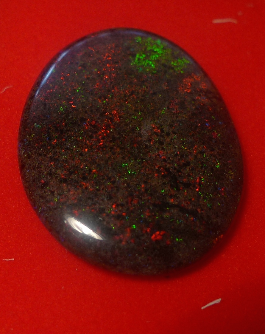 Red Andamooka Matrix Opal