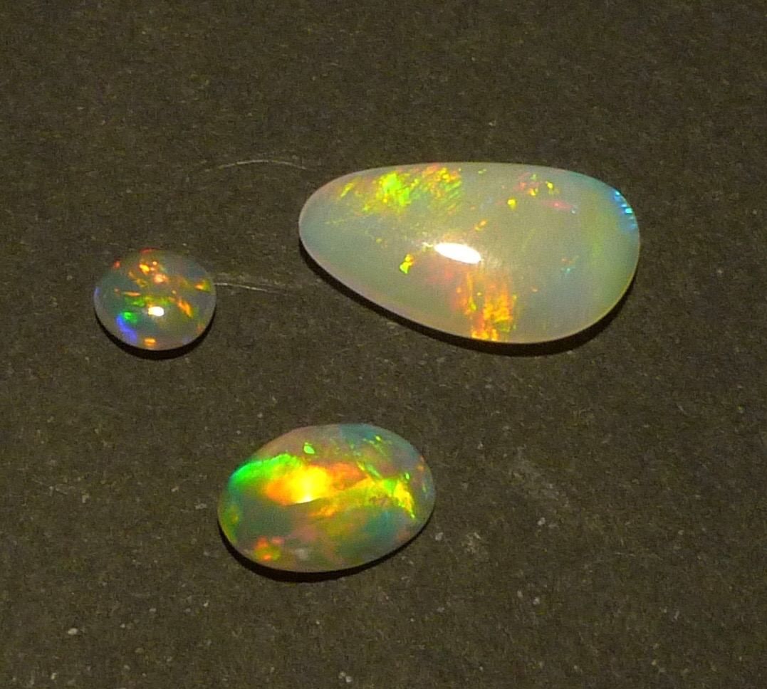 p1020858Three lightning Ridge Crystal Opals