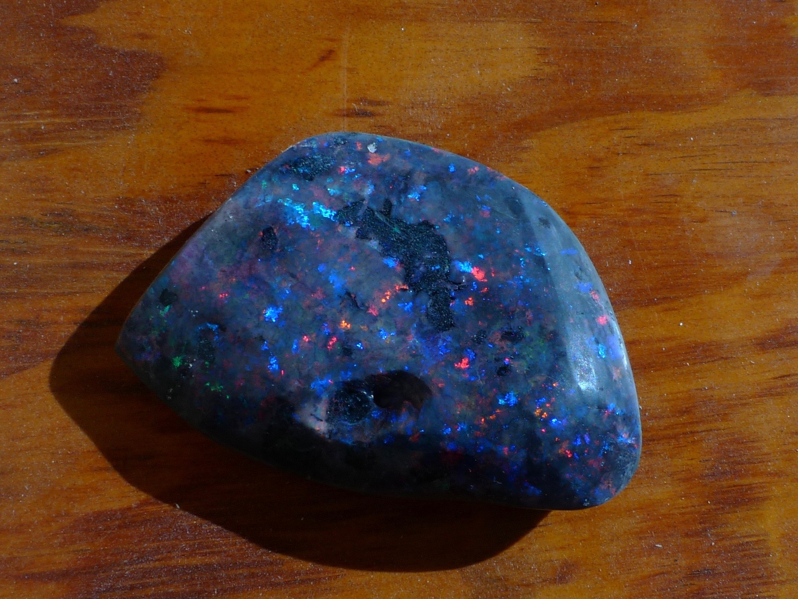 Second Piece of Treated Andamooka Matrix Opal