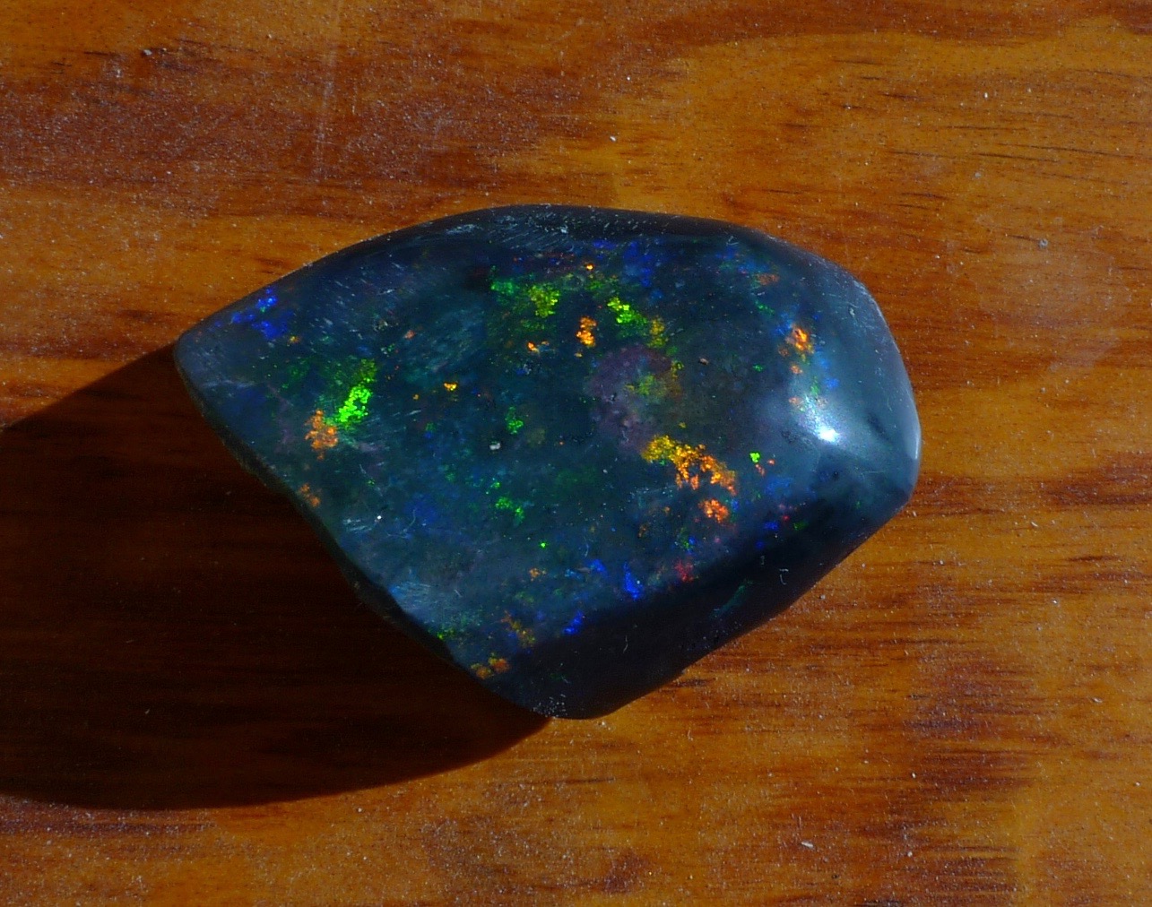 Third piece of Treated Andamooka Matrix Opal