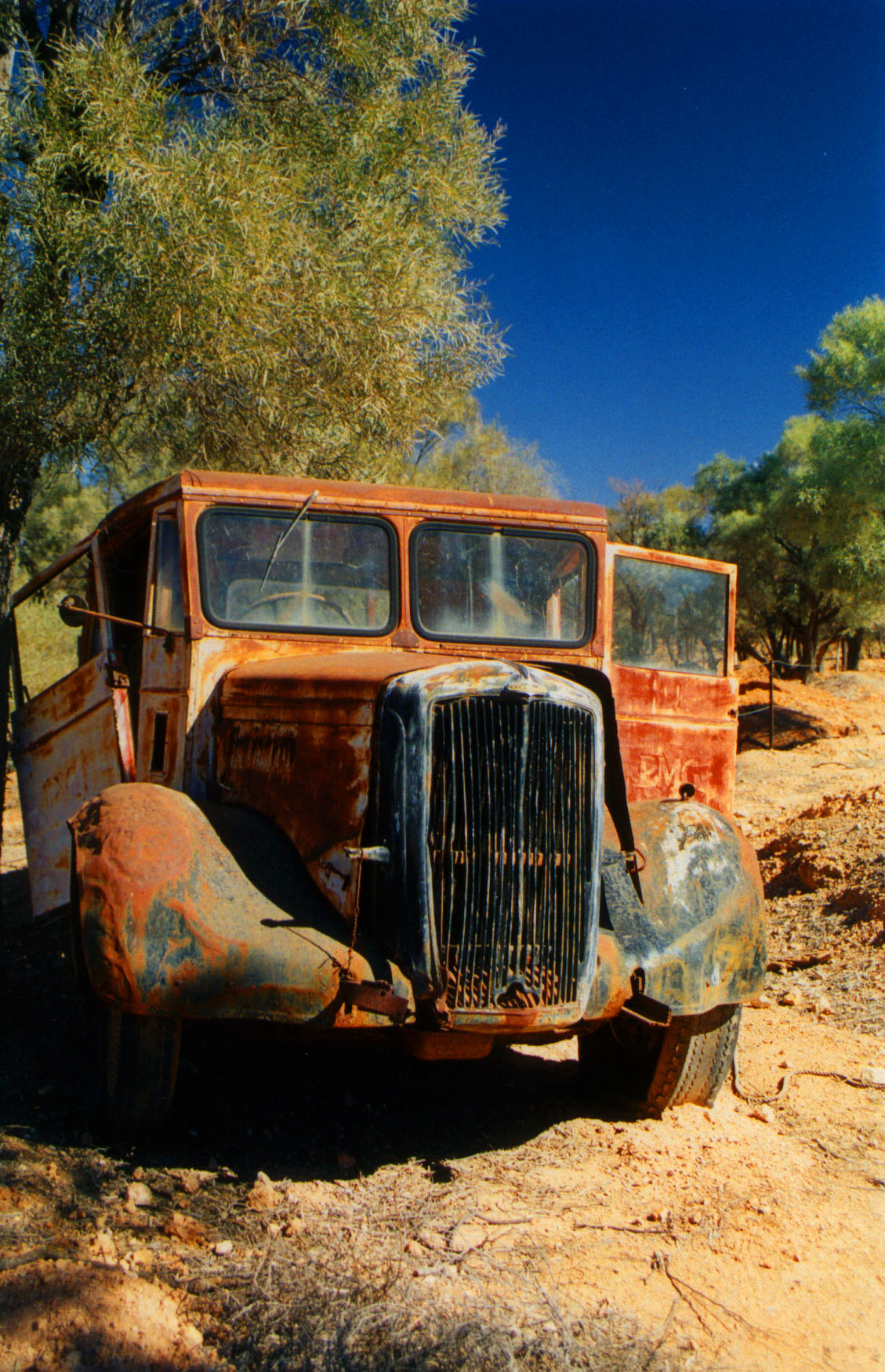 Front View of Old Mail Truck - Barb Dodson